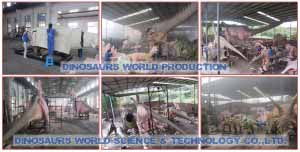 Dinosaurs Making Process In Factory