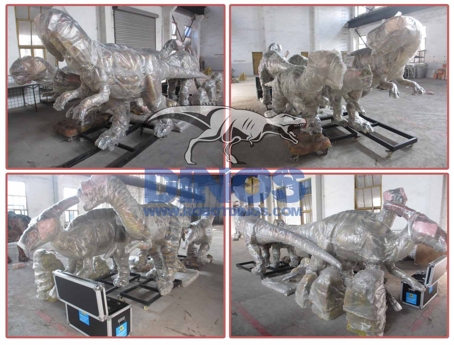 Animatronic Dinosaurs Packing