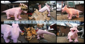 animatronic Estemmenosuchus,animatronic animals,robotic animals,prehistorical animals,dinosaur costume,high quality robotic animals,museum standard animals,Jurassic park animals,Jurassic World Dinosaurs
