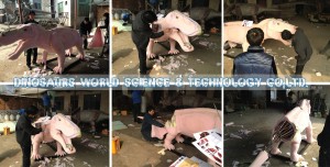 silicon rubber dinosaur,dinosaur ride,Titanophoneus model
