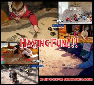 kids dig bones,dinosaur bones dig model,children dig dinosaur bones,kids playground ride,children finding dinosaur bones in sand