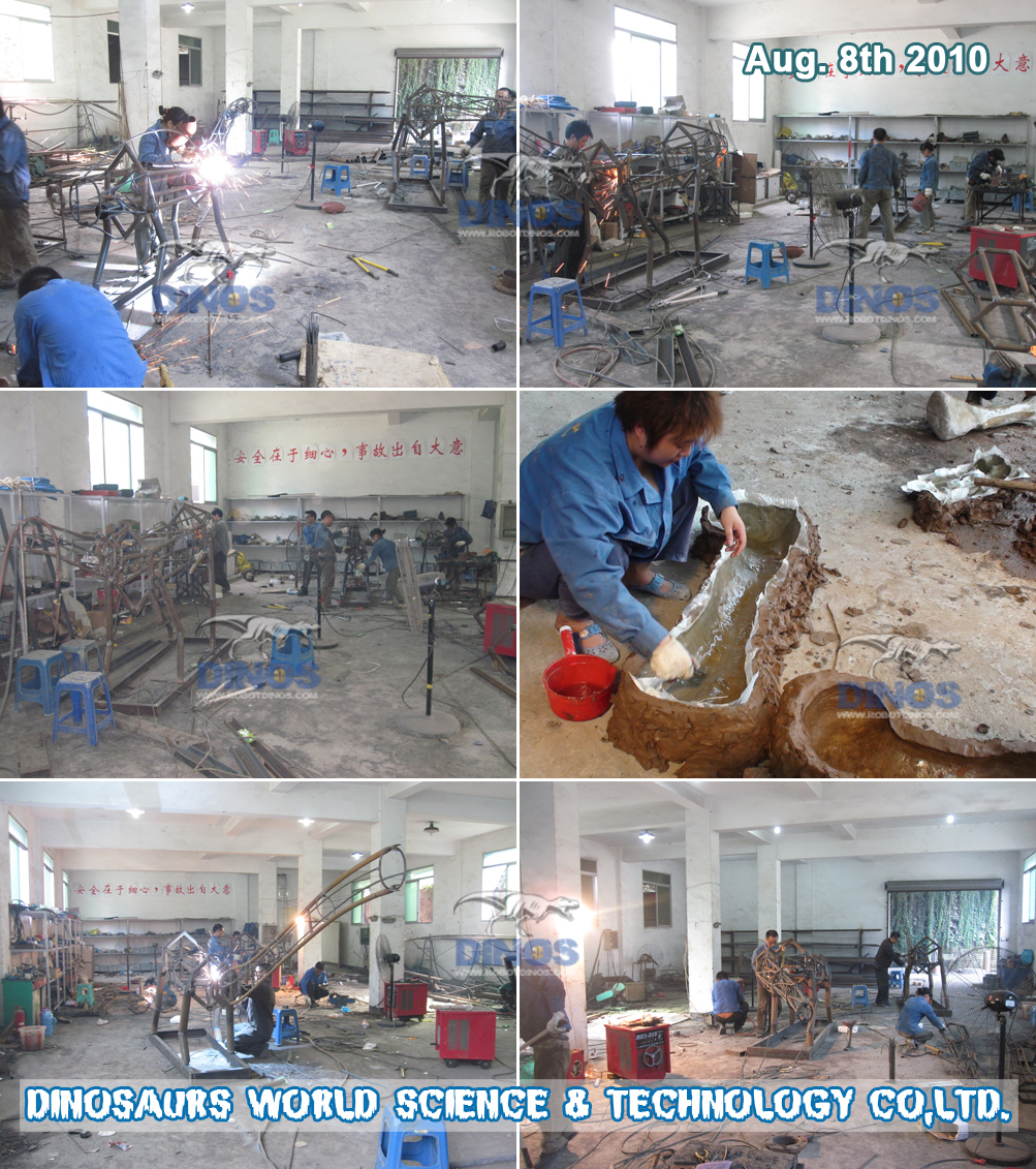 Animatronic Dinosaur Metal Shape Structure