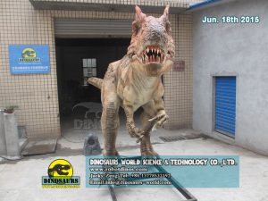 Front View Of Animatronic Allosaurus