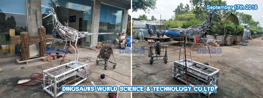 DWSD001 Shooting Dinosaur Making Process In Factory September 17th 2018