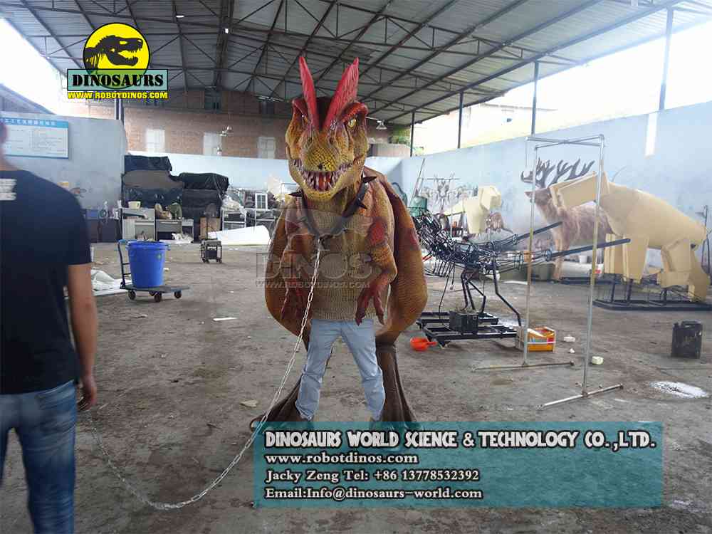 Realistic Dinosaur Costume Dilophosaurus