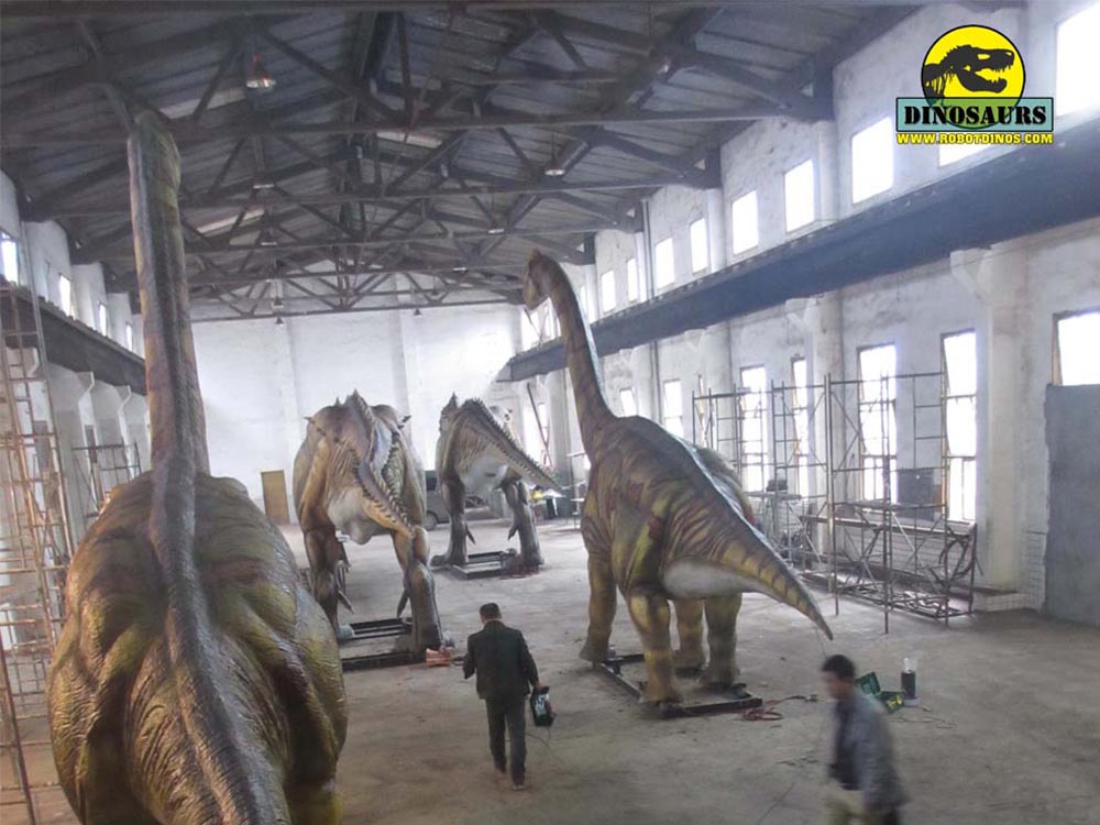 Animatronic-T-Rex-And-Brachiosaurus