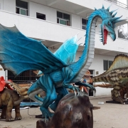 [AM-123]-Animatronic-Large-Chinese-Dragon-Statues